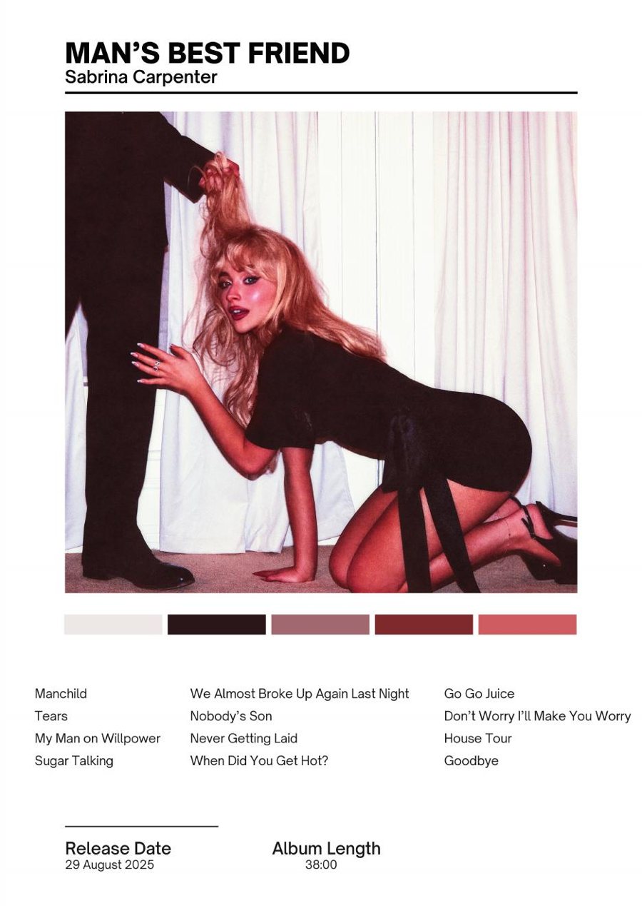 Sabrina Carpenter Man's Best Friend print